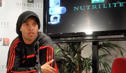 Milan-Superstar Ronaldinho ist Mitglied im Team "Nutrilite"