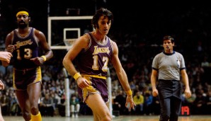 PLATZ 2: Los Angeles Lakers. Saison 1971-72, Bilanz: 69-13 - Meister: Los Angeles Lakers gegen New York Knicks (4-1)