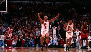 PLATZ 2: Chicago Bulls. Saison 1996-97, Bilanz: 69-13 - Meister: Chicago Bulls gegen Utah Jazz (4-2)