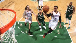 Russell Westbrook (Thunder) - 69,5 Punkte