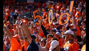 Und dann gibt es natürlich "Mister 500"! Peyton Manning ist auf dem besten Weg zum Rekord von 508. Oder auch vierstellig - man weiß ja nie