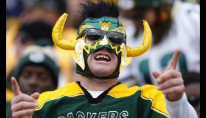 Cheeseheads waren gestern. Heute geht der modebewusste Packers-Fan mit Wrestling-Maske ins Lambeau Field