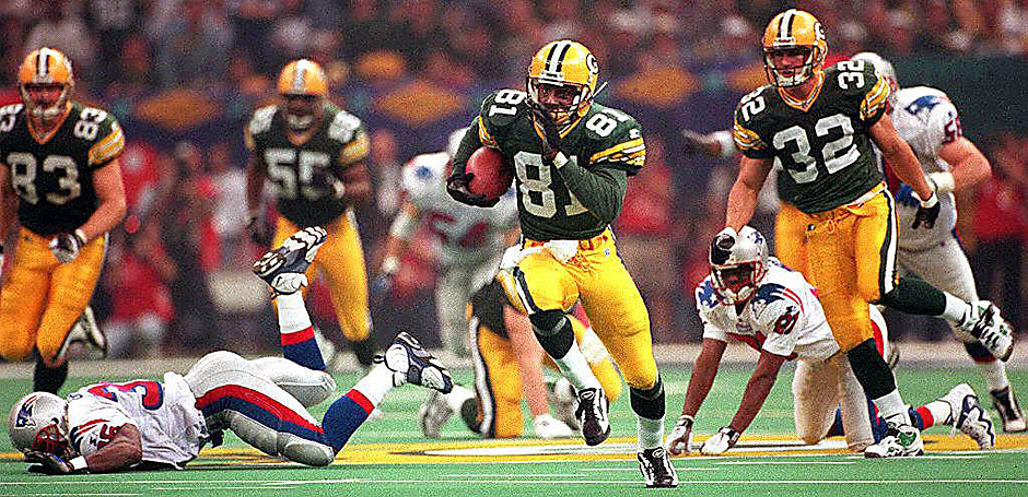 Super Bowl XXXI: 1997 gewann die Green Bay Packers gegen die New England Patriots das Finale. Mit Desmond Howard wurde der Kick- und Punt-Returner MVP
