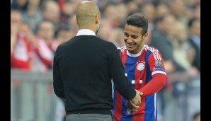 "Thiago oder nix" - das soll Guardiola zu den Bayern-Bossen gesagt haben und so seinem Wunsch Ausdruck verliehen haben. Mit Erfolg: Der Spanier wird für rund 25 Millionen Euro vom FC Barcelona verpflichtet