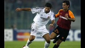 Ein halbes Jahr (Juli bis Dezember 2002) spielte Pep für den AS Rom. In der Champions League ging es damals gegen Real Madrid mit Luis Figo