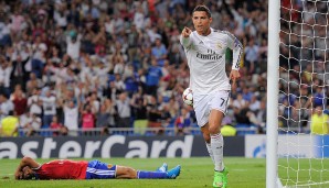 Platz 1: Cristiano Ronaldo (Real Madrid und Manchester United): 103 Tore in 138 Spielen