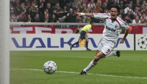 Platz 9: Filippo Inzaghi (Juventus und AC Milan): 46 Tore in 81 Spielen