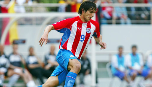 Roque Santa Cruz spielt seit 1999 in der paraguayischen Nationalmannschaft