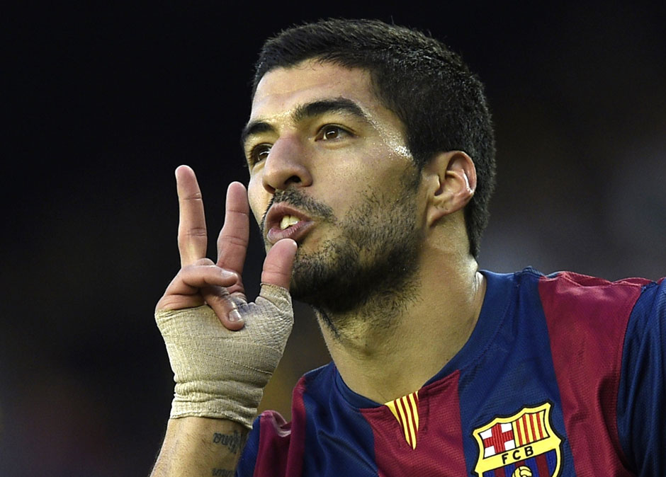 Rang 8: Luis Suarez vom FC Barcelona (16 Tore)