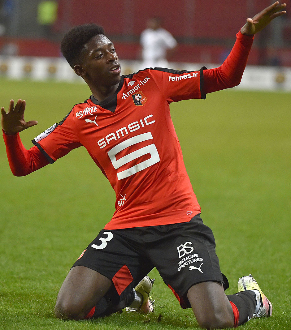 Rang 9: u.a. Ousmane Dembele von Stade Rennes (12 Tore)