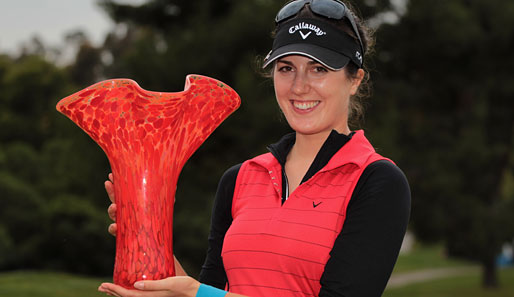 Im März 2011 war es dann soweit: Sandy Gal feiert bei der Kia Classic ihren ersten Sieg auf der LPGA Tour