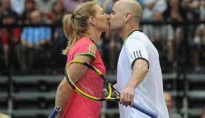 Steffi Graf und Andre Agassi