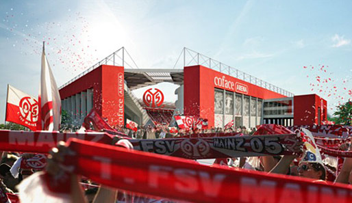 Zur Rückrunde der Saison 2010/2011 bekommen auch die Mainzer eine neue Heimstätte, die den Namen Coface Arena trägt.