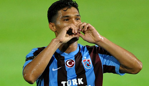 Teofilo Gutierrez (Trabzonspor): Der Kolumbianer hat den Durchbruch beim Schwarzmeer-Klub geschafft