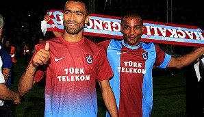 Früher gemeinsam bei Chelsea, jetzt gemeinsam bei Trabzonspor: Jose Bosingwa und Florent Malouda