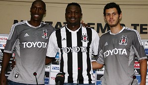 Besiktas-Neuzugänge: Atiba Hutchinson (PSV), Michael Eneramo (Sivasspor) und Pedro Franco (Millonaros)