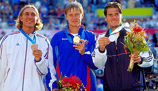 Bei Olympia in Sydney gab es Silber: Im Finale musste er sich Yewgeni Kafelnikow beugen. Trotzdem gehörte er schon längst zur Weltspitze