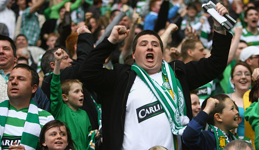 Platz 8: Celtic Glasgow. Ein Sieg gegen den großen Rivalen aus der Arbeiterstadt. Bei den Fans sind "The Bhoys" mit 57.670 Zuschauern pro Spiel die klare Nummer 1 in Schottland