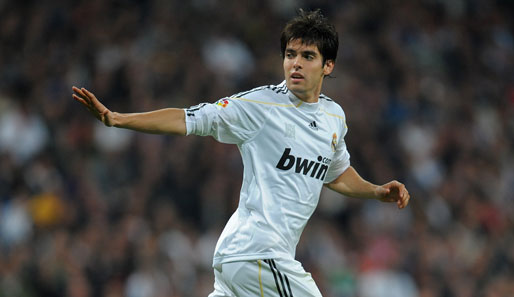 Real Madrids Kaka kommt auf insgesamt 18,8 Millionen Euro. Das macht unterm Strich Rang vier