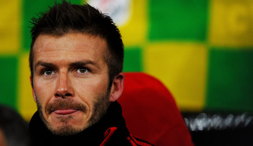 Letztes Jahr noch Topverdiener, jetzt mit 30,4 Millionen Euro auf Platz zwei: David Beckham vom AC Milan