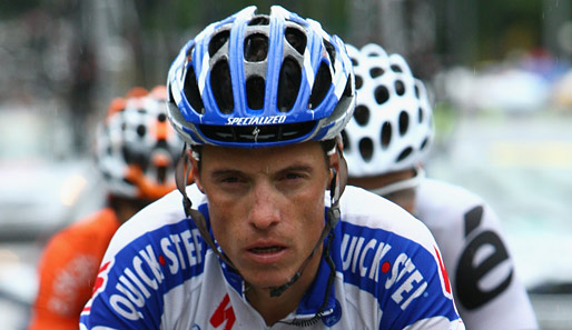 SYLVAIN CHAVANEL, 31 Jahre, Frankreich, Team Quick Step, übernimmt das Kapitänsamt nach Tom Boonens Knieverletzung. Bislang mit einem Tour-Etappensieg