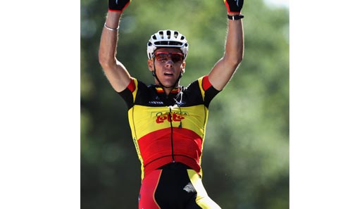 Etappensieger Gilbert. Der belgische Meister feierte seinen ersten Tageserfolg bei der Tour und...