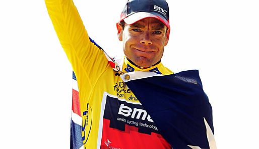 Mit 94 Sekunden Vorsprung auf Andy Schleck gewann Cadel Evans als erster Australier die Tour de France