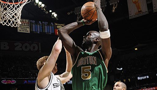 Platz 2: Kevin Garnett, Boston Celtics. Der zehnfache All-Star gewann mit den USA 2000 in Sydney Olympiagold
