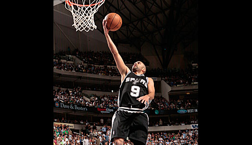 Platz 6: Tony Parker, San Antonio Spurs. Der Franzose gewann dreimal die NBA-Meisterschaft (2003, 2005 und 2007)