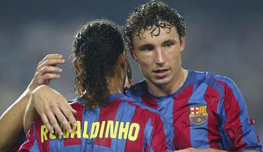 2005/06 durfte van Bommel an der Seite von Ronaldinho für den FC Barcelona spielen. Es war ein recht erfolgreiches Jahr...