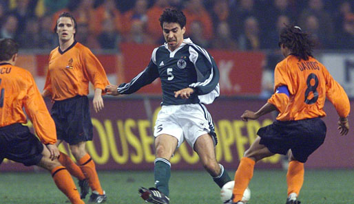 Zoltan Sebescen machte bei seinem ersten DFB-Einsatz gegen die Niederlande eine unglückliche Figur