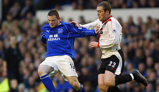 Wayne Rooney als 17-Jähriger im Trikot des FC Everton