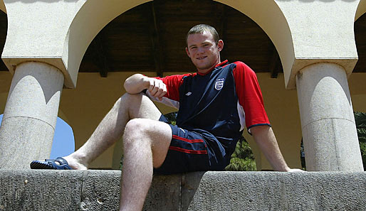 Rooney während der EURO 2004 in Portugal