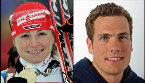 Biathlon-Liebe: Die sechsfache Weltmeisterin Andrea Henkel ist seit 2008 mit dem Amerikaner Tim Burke liiert