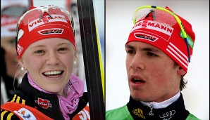 Neues deutsches Biathlon-Traumpaar: Die Youngsters Miriam Gössner und Simon Schempp
