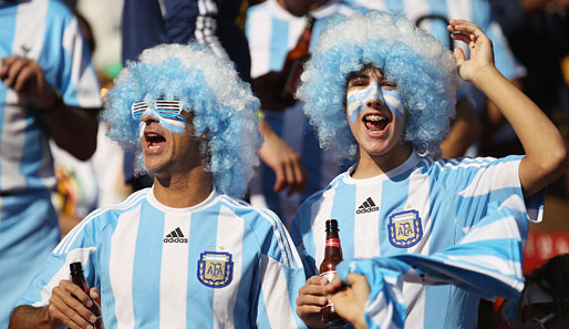 Der Start in die Weltmeisterschaft für Argentinien ist geglückt - dementsprechend war die Stimmung unter den Fans