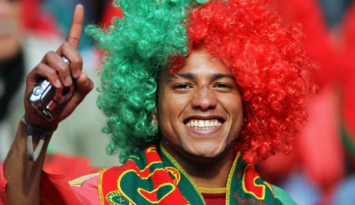Was sie kann, kann ich auch: Beeindruckende Matte, die dieser Portugal-Fan vorzuweisen hat