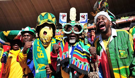 Nach der Führung der Bafana Bafana waren die Südafrikaner völlig aus dem Häuschen