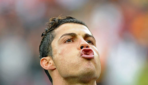 Portugals Superstar Cristiano Ronaldo stand hingegen in der Startelf seiner Nationalmannschaft - und war heiß!