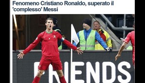 La Repubblica (Italien): Phänomen Cristiano Ronaldo überwindet seinen "Messi-Komplex"