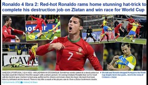 Daily Mail (England): In England mag man es gerne etwas härter: "Ronaldo erledigt seinen Zerstörungsauftrag"