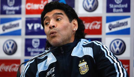 Der Trainer: Diego Maradona, 49 Jahre, seit Oktober 2008 im Amt