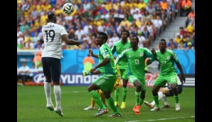 Kurz vor Schluss sorgte Paul Pogba nach einem Fehler von Nigerias Keeper Vincent Enyeama für die Entscheidung