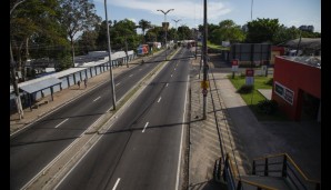 Das dagegen so gar nicht: Die Straßen in Manaus sind komplett leer gefegt