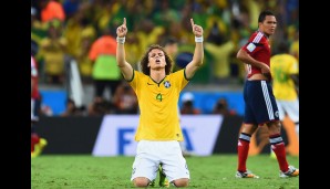 Am Ende reichte es, und David Luiz wusste, wo er sich bedanken musste