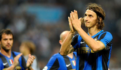Nach drei Jahren mit drei Meistertiteln verlässt Ibrahimovic also Inter Mailand: 57 Tore markierte er in 88 Spielen für die Nerazurri