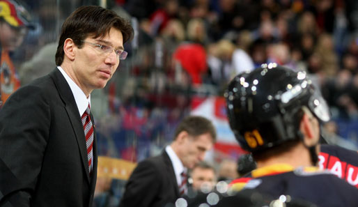 Eishockey-Bundestrainer Uwe Krupp hat mit dem DEB-Team die Olympia-Qualifikation geschafft