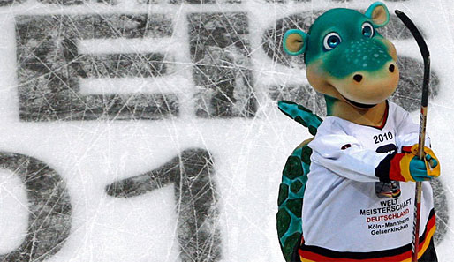 Urmel ist das Maskottchen der Eishockey-WM 2010 in Deutschland