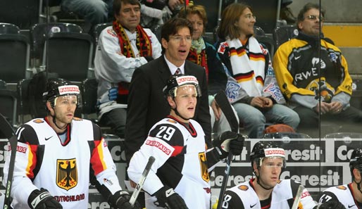 Uwe Krupp coacht seit Dezember 2005 die deutsche Eishockey-Nationalmannschaft