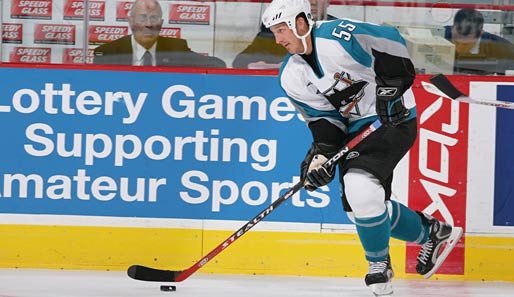 Der Kanadier Grant Stevenson lief 2003 bis 2007 für die San Jose Sharks in der NHL auf